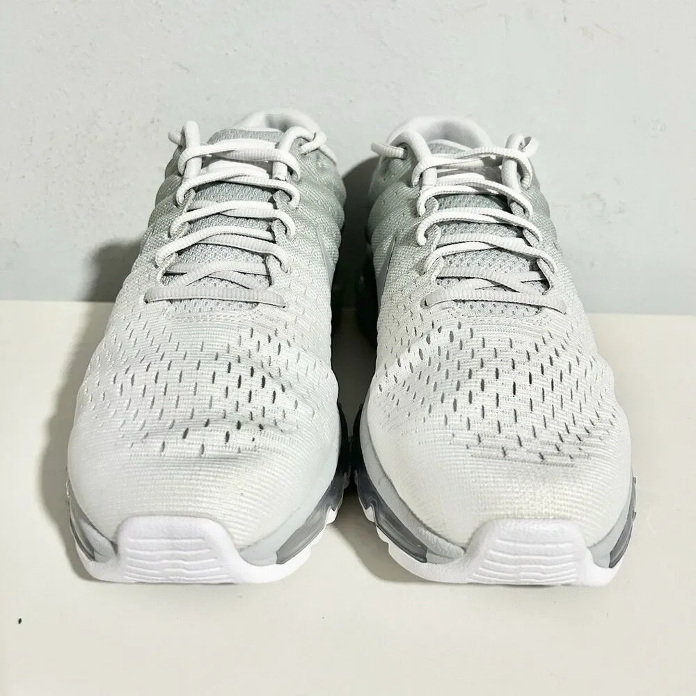 Nike Air Max 2017 “Pure Platinum” Men’s Size 10.5 Cushioned Lifestyle Sneakers